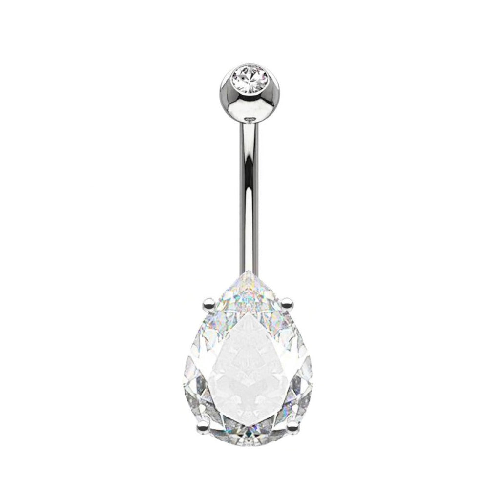 piercing ombelico a goccia