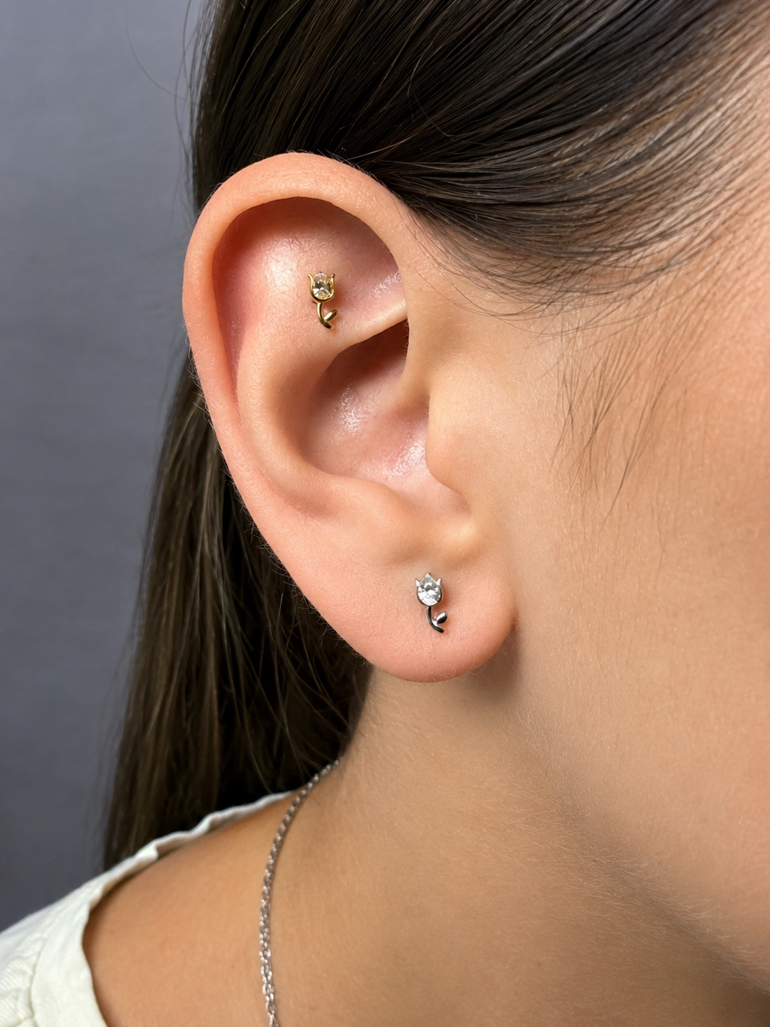 Piercing Labret Rosa