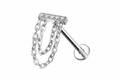 Piercing con catene - Solo centrale