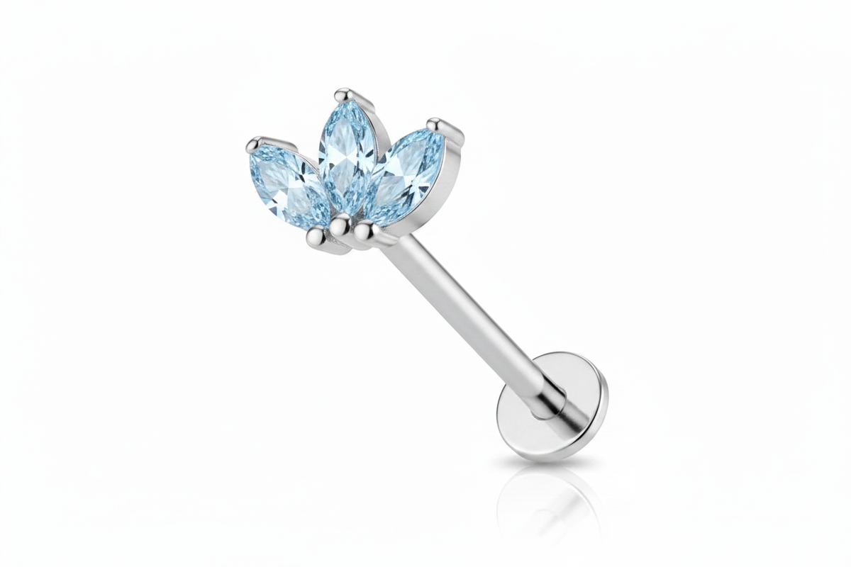 Piercing Labret - Azzurro